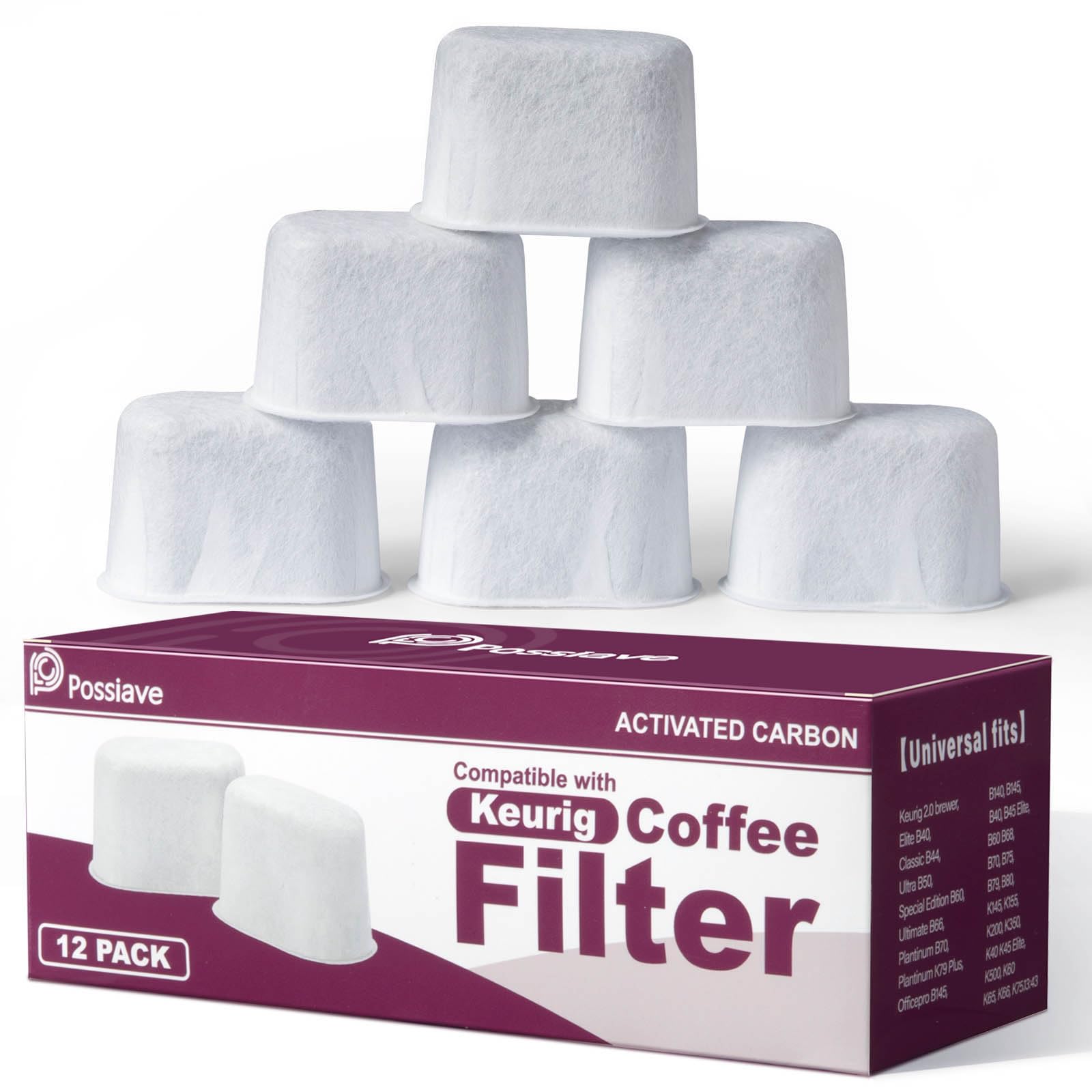 Possiave Keurig filter pack shown for improved taste and filtration