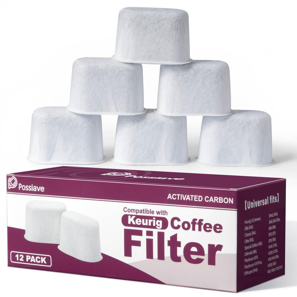 Possiave Keurig filter pack shown for improved taste and filtration
