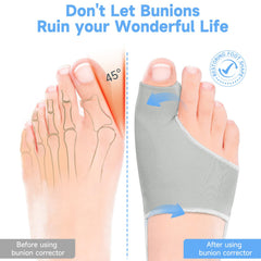 Posturace Bunion Corrector adjustable straps allow a personalized fit for all-day wear