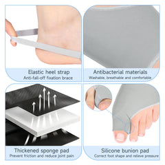 Posturace bunion corrector with low-profile design fits under most shoes