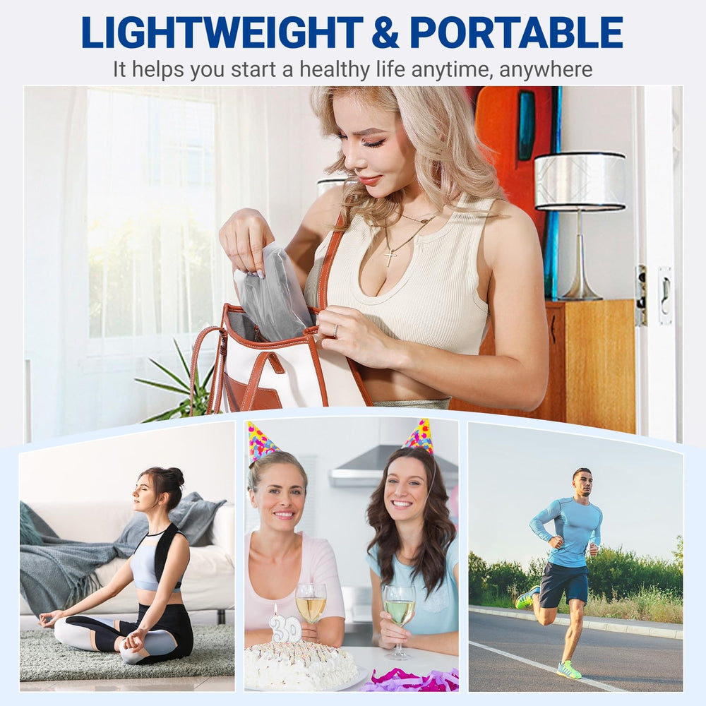 Posturace invisible under clothes for discreet wear at office or home.