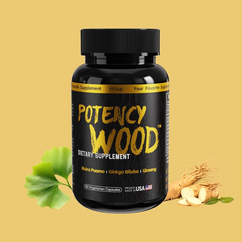 Potency Wood daily routine use showing capsule intake for consistent wellness.