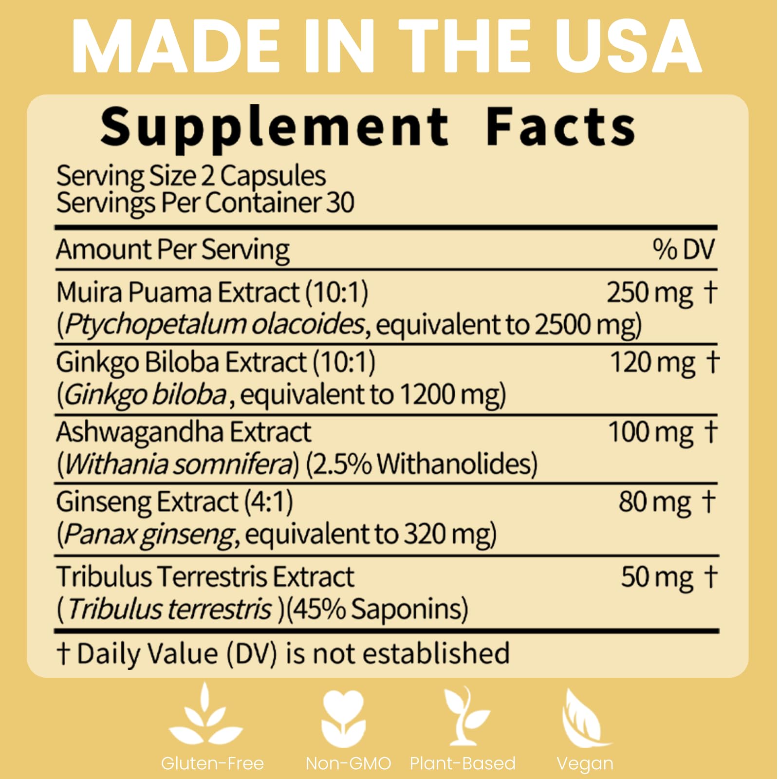 Potency Wood manufactured in the USA signaling quality and safety standards.