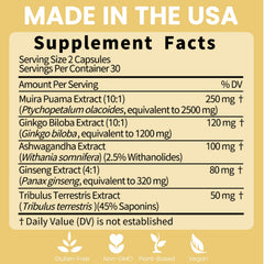 Potency Wood manufactured in the USA signaling quality and safety standards.