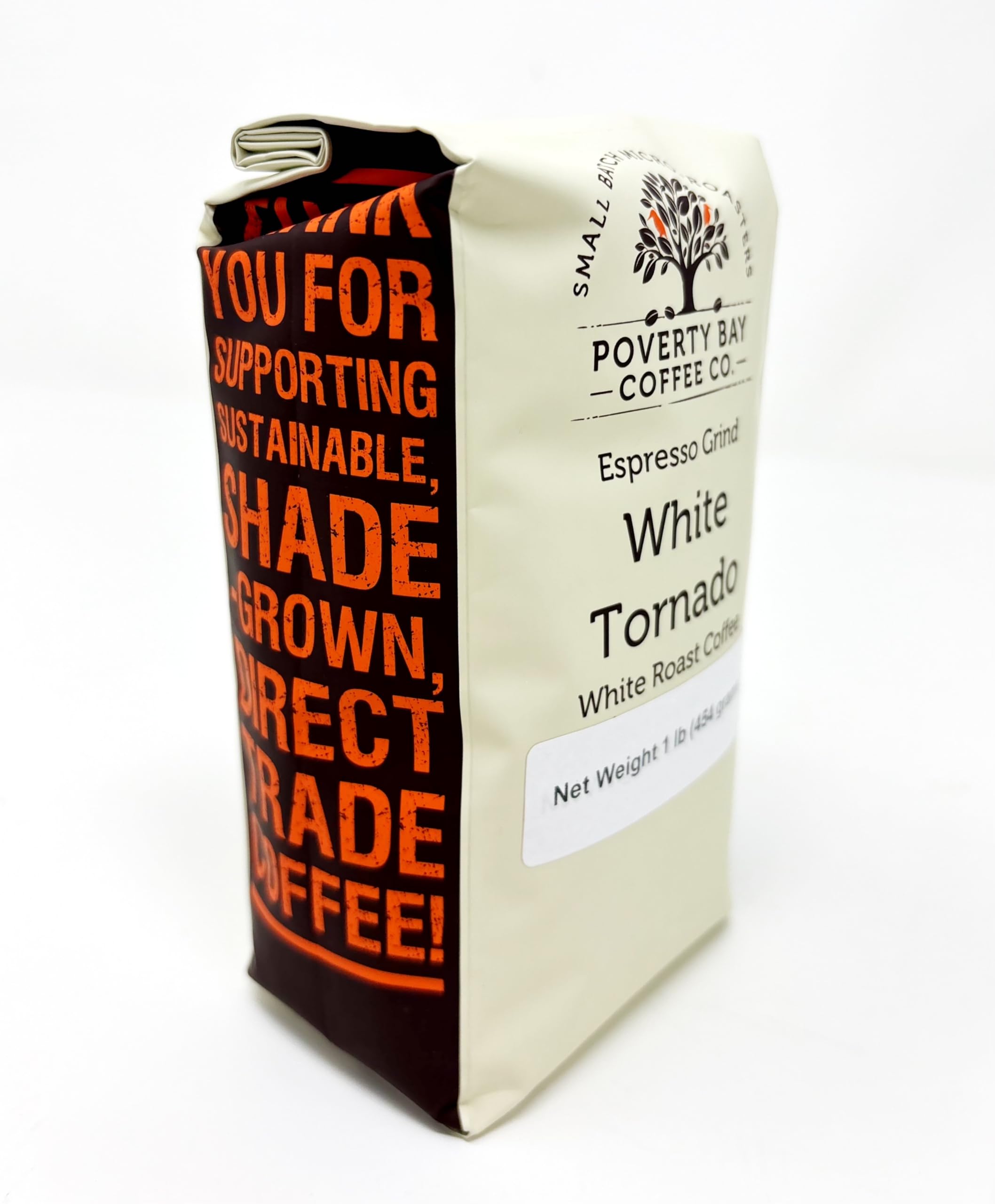 Poverty Bay White Coffee brew-ready pour for a consistent cup.