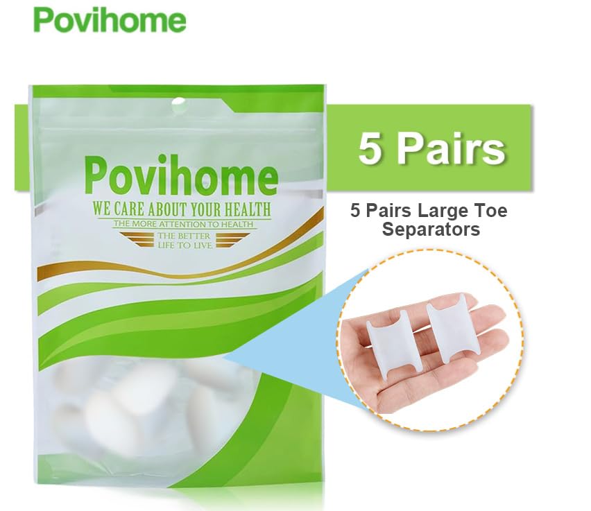 Povihome wear guide image showing proper placement and use