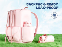 POWCAN Cotton Candy insulated stainless steel body keeps drinks cold longer.