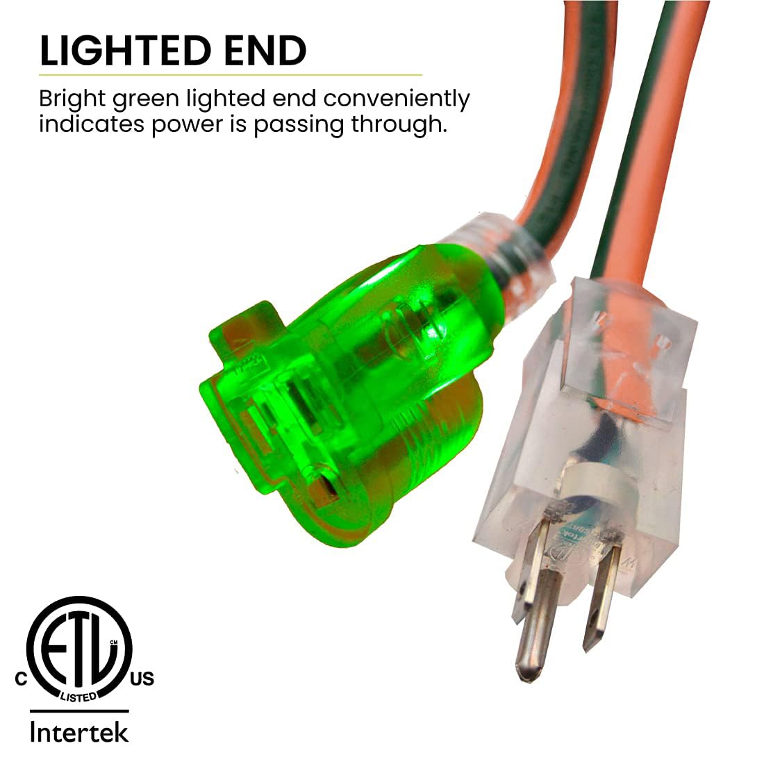 Power By GoGreen GG-13725 molded plugs provide durable, simple plug-in usability