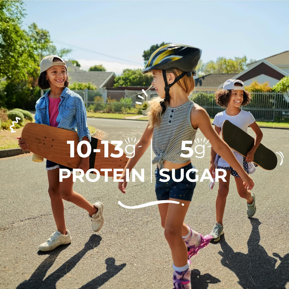 Power Crunch bars in a lunchbox ready for school or on-the-go.