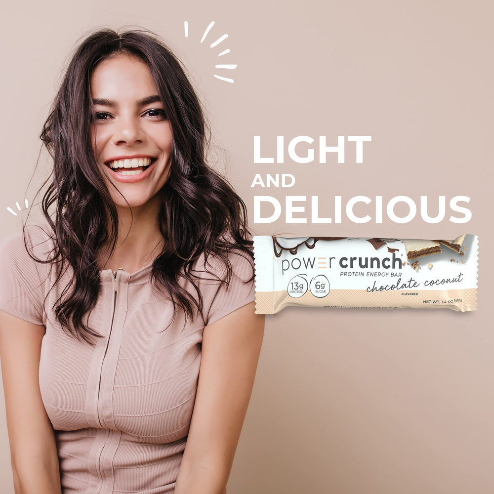 Power Crunch bar wrap highlights portable, fresh taste for on-the-go.