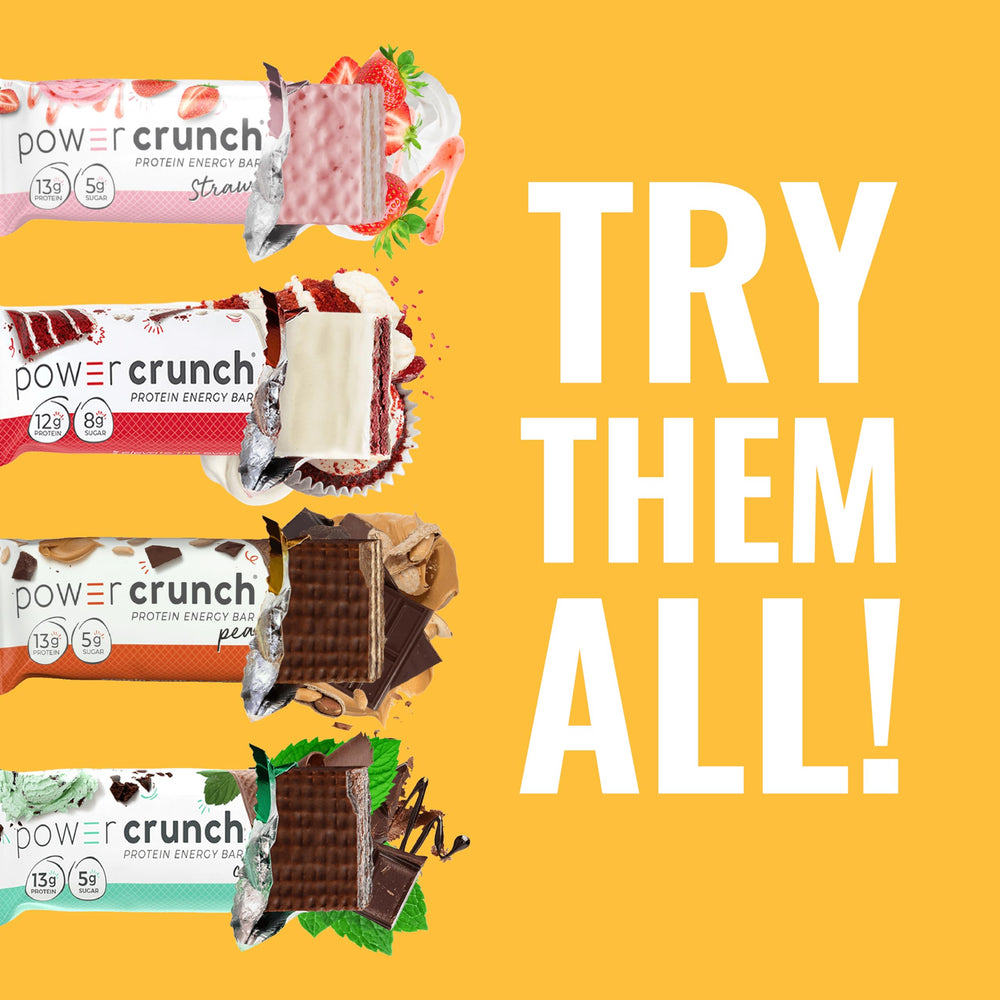 Power Crunch Chocolate Mint bar on the go suits busy mornings or post-workout energy.