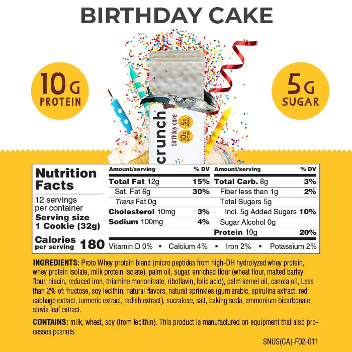 Power Crunch kids snack on the go delivers 10 g protein per bar.