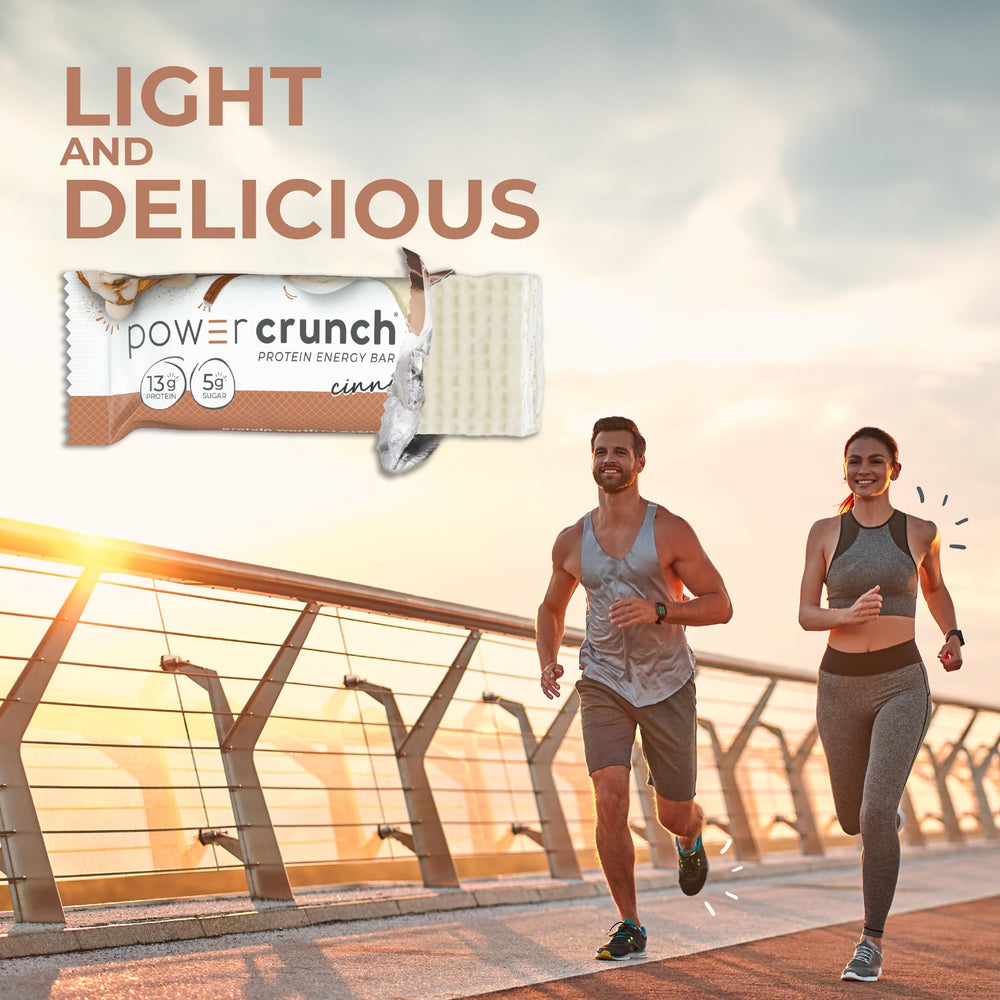 Power Crunch on-the-go snack image demonstrating portable energy for busy days