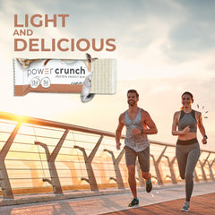 Power Crunch on-the-go snack image demonstrating portable energy for busy days