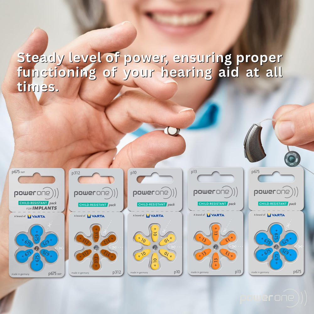 Packaging and labeling for Power One 675P, highlighting authentic German quality.