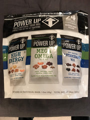 Power Up Mega Omega Trail Mix bag for on-the-go energy.