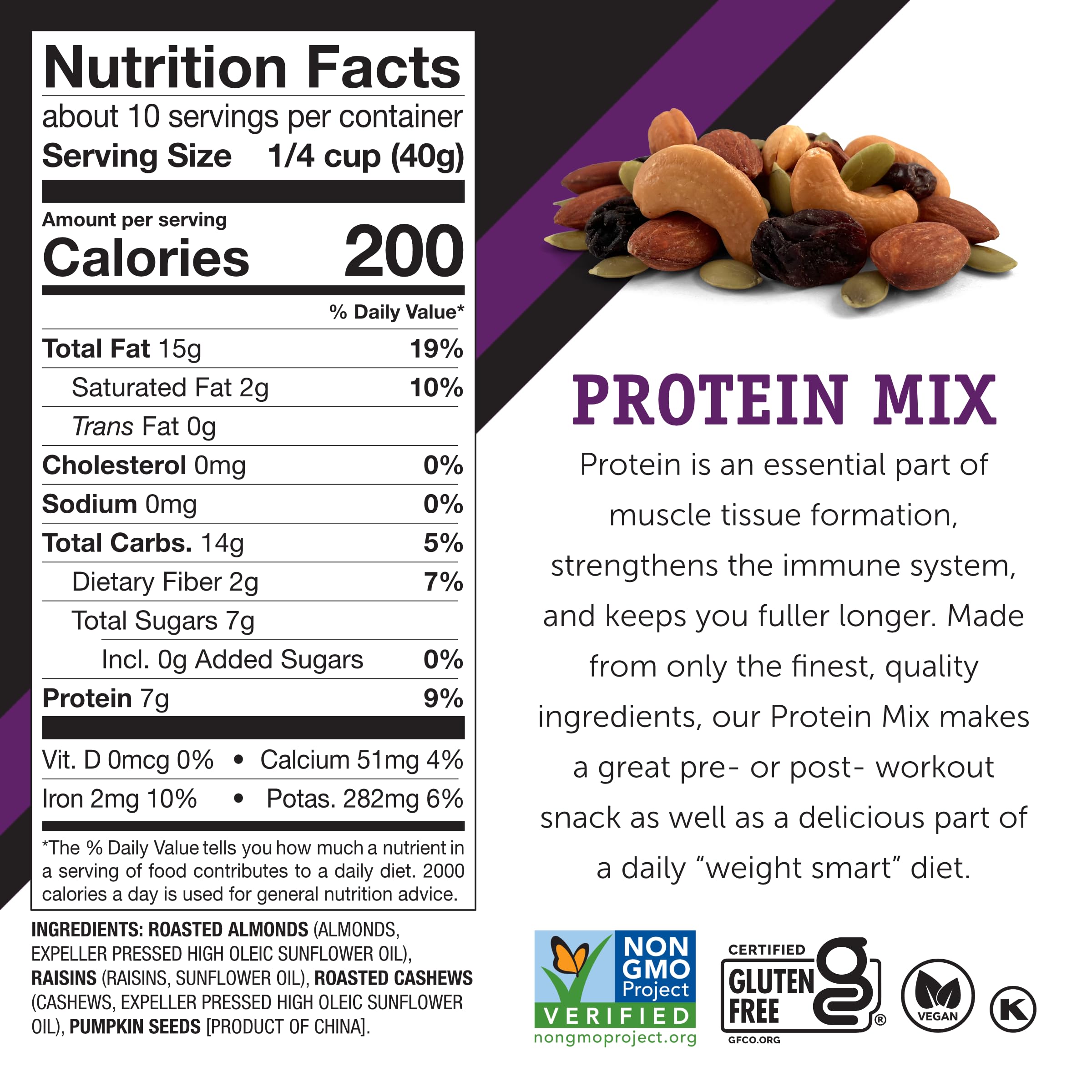Power Up Trail Mix pumpkin seeds and cherries close-up shows natural sweetness