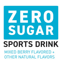 POWERADE Electrolyte blend bottle with nutrition facts for informed choice.