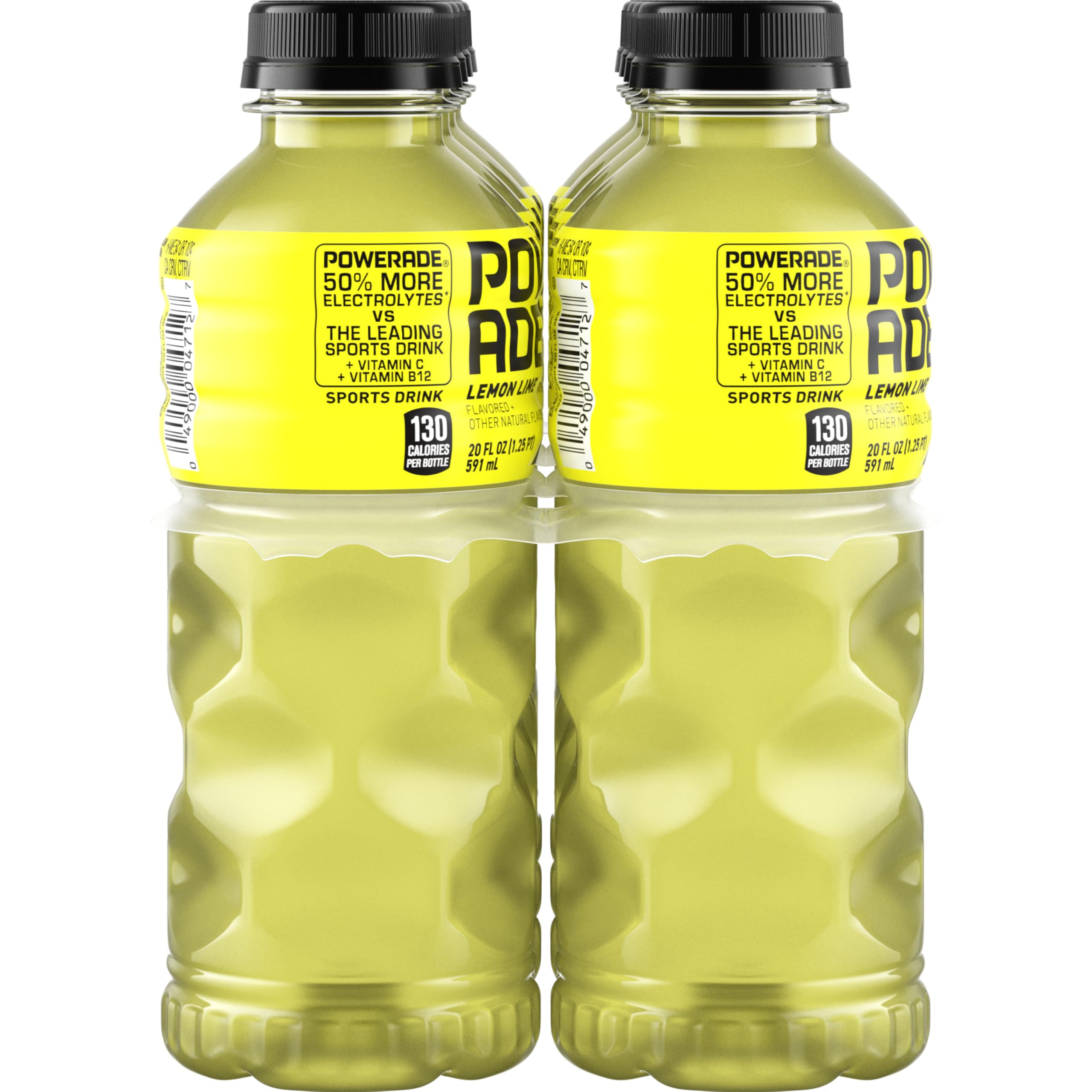 Powerade Lemon Lime prepared for an outdoor run, portable hydration companion.