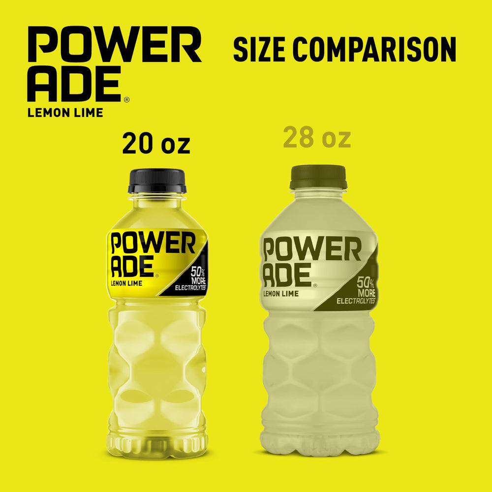 Powerade Lemon Lime spout during training, ready for a quick sip.