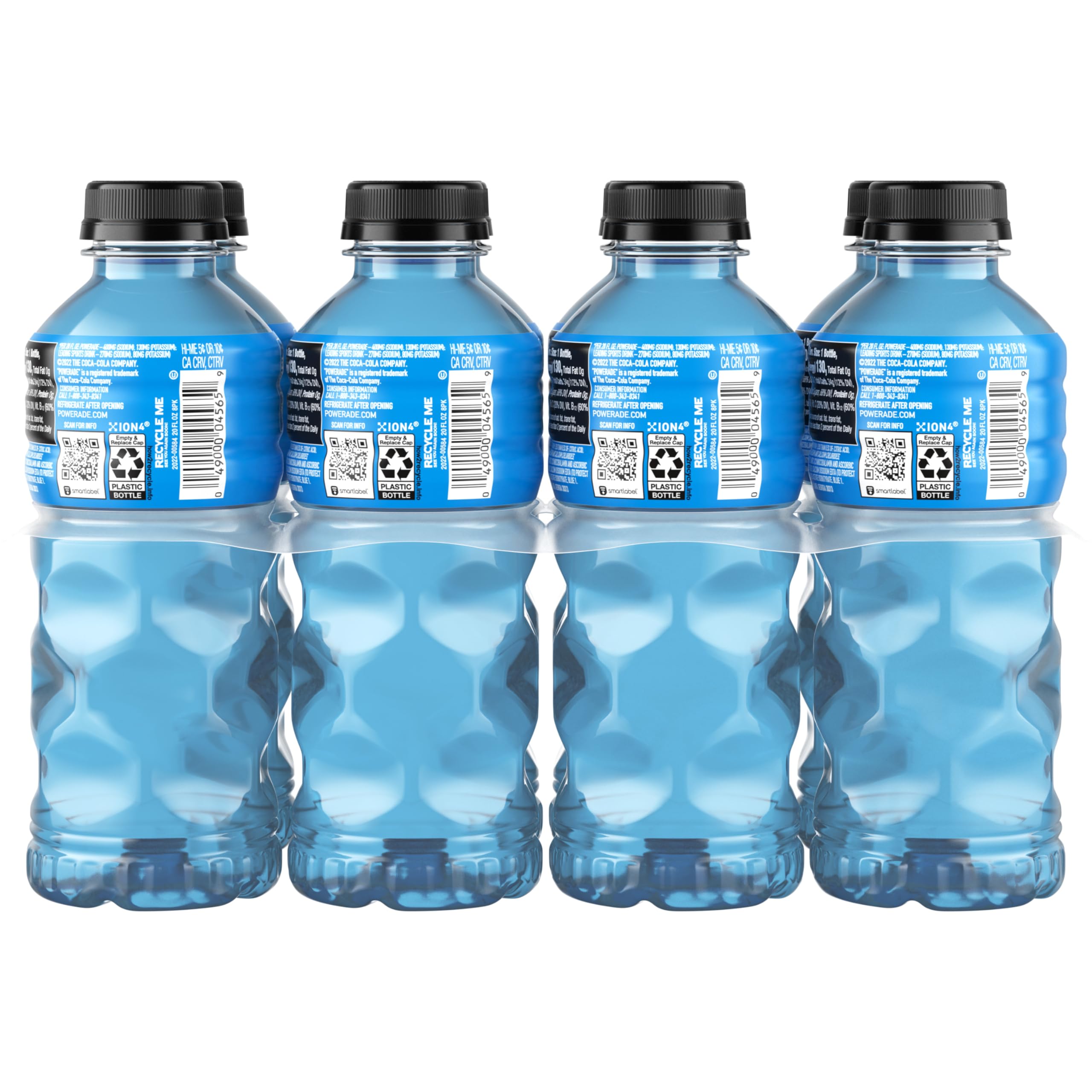 Powerade product shot emphasizes bold flavor and reliable electrolytes.