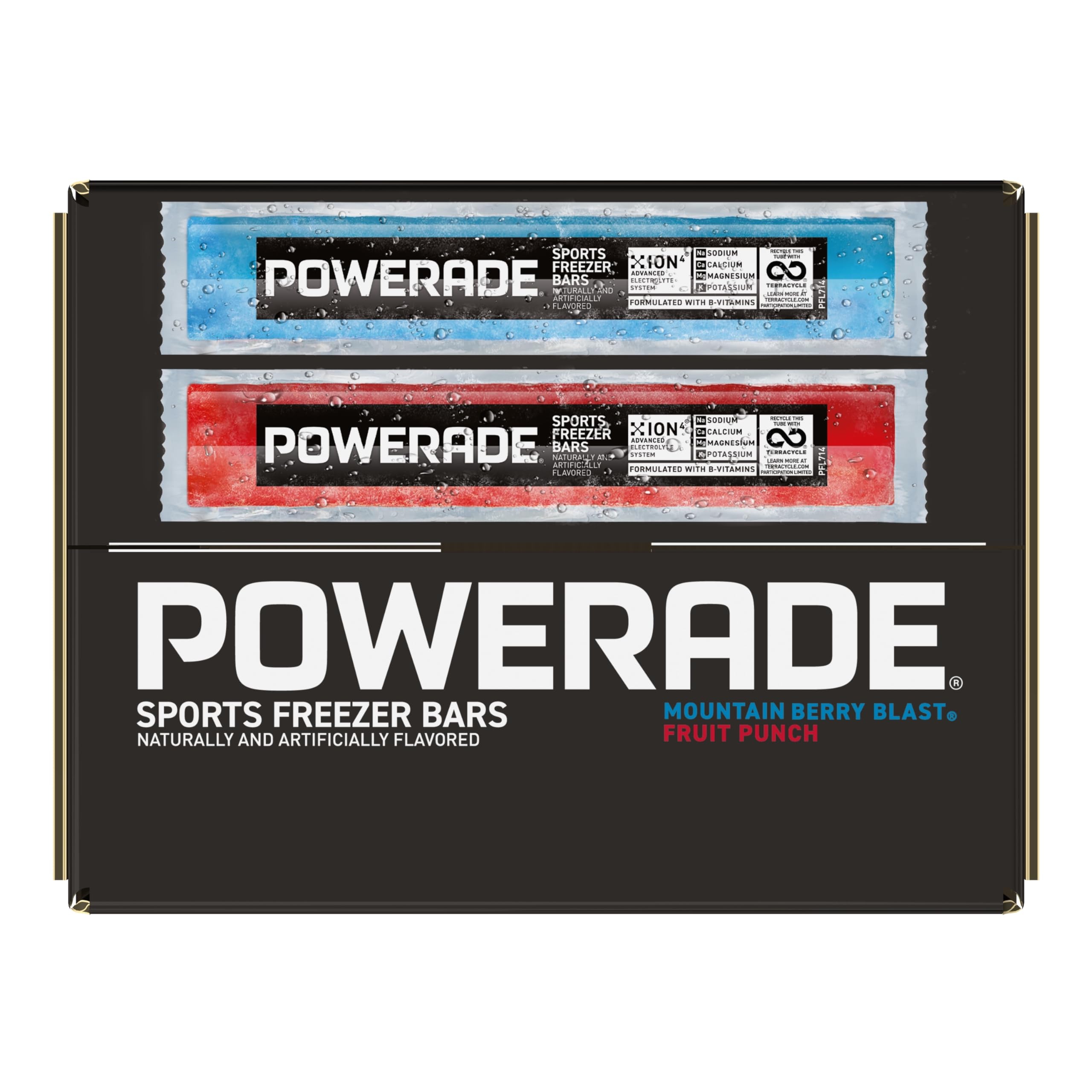 Powerade Sports Freezer Bars 96-count pack ready to stock the freezer