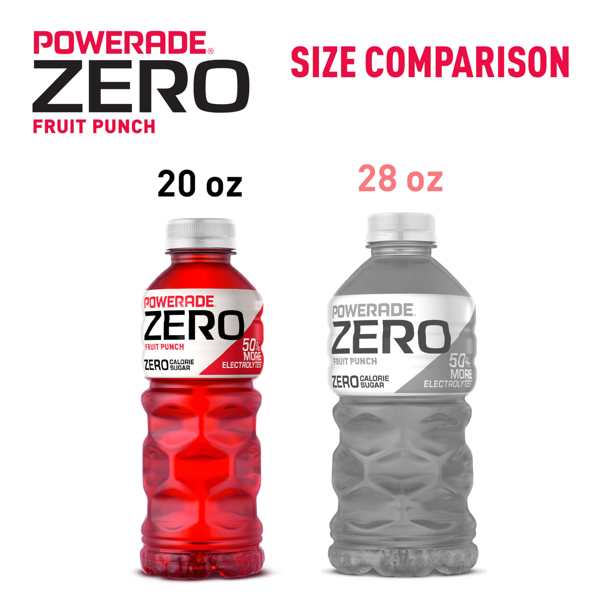 Powerade Zero Fruit Punch in gym bag ready to refill during workouts.