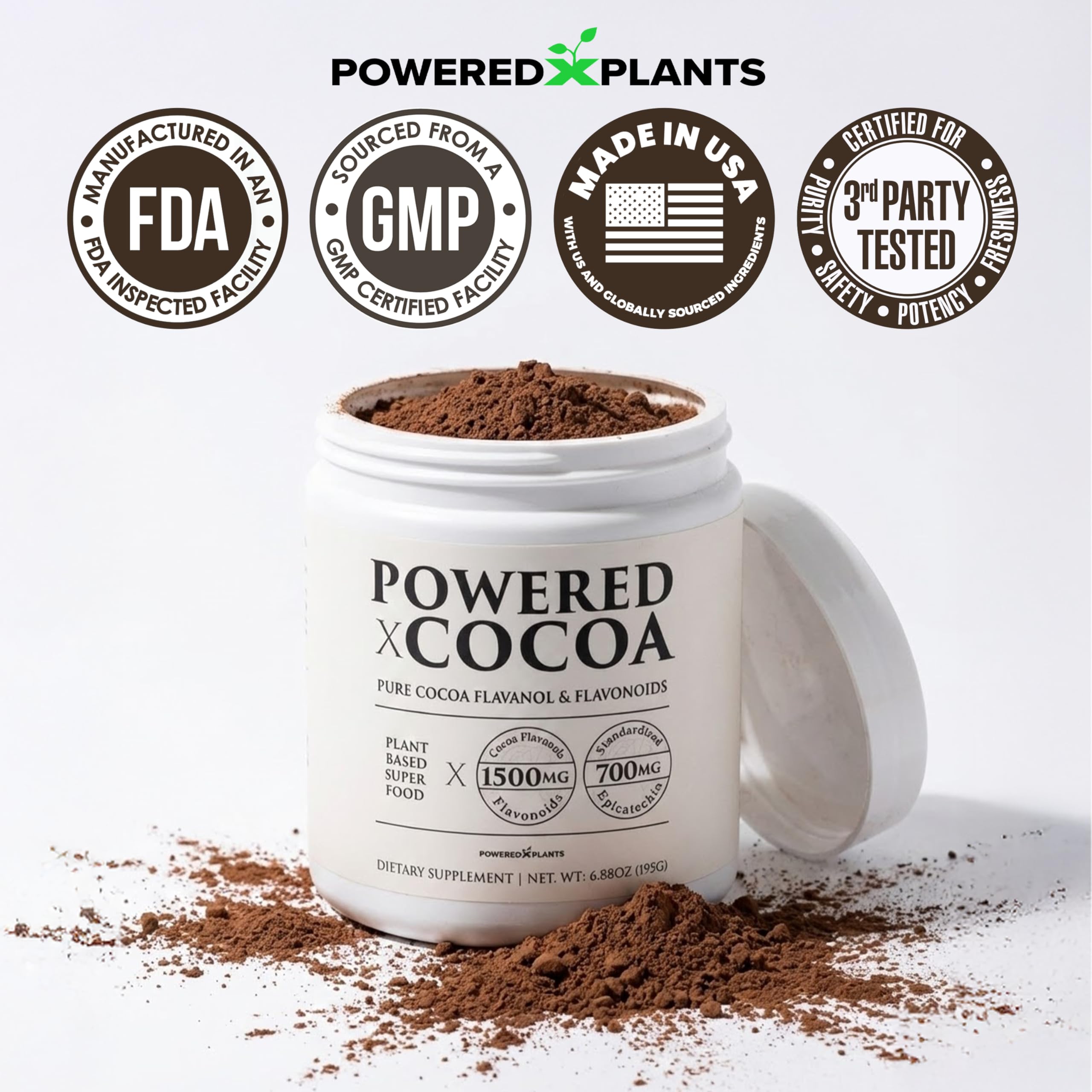 Powered X Plants daily-use setup with morning routine visuals