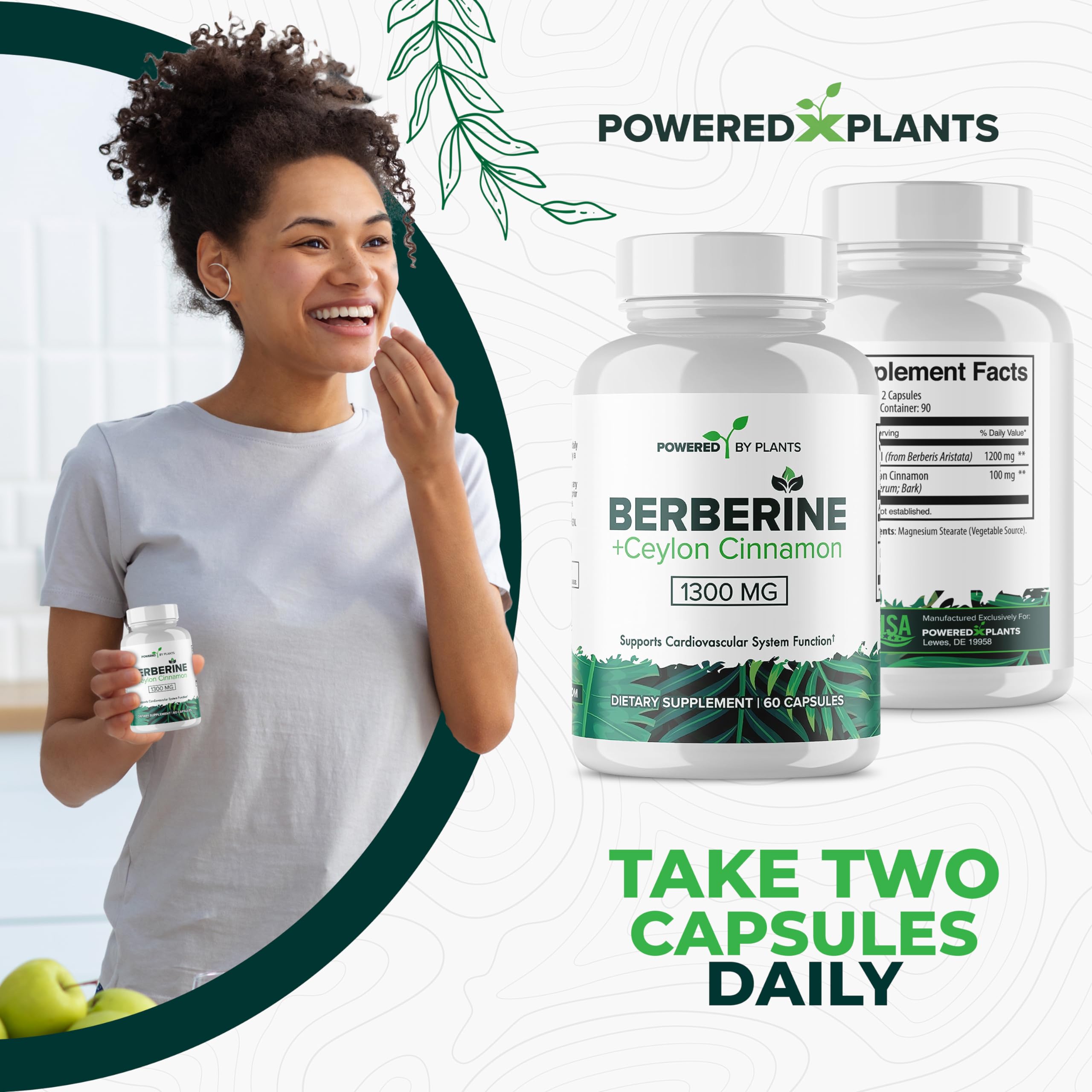 POWERED X PLANTS 60-serving tub for daily routine.