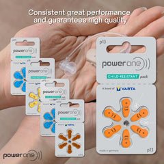 Power One P13 battery with stainless steel housing for durability.