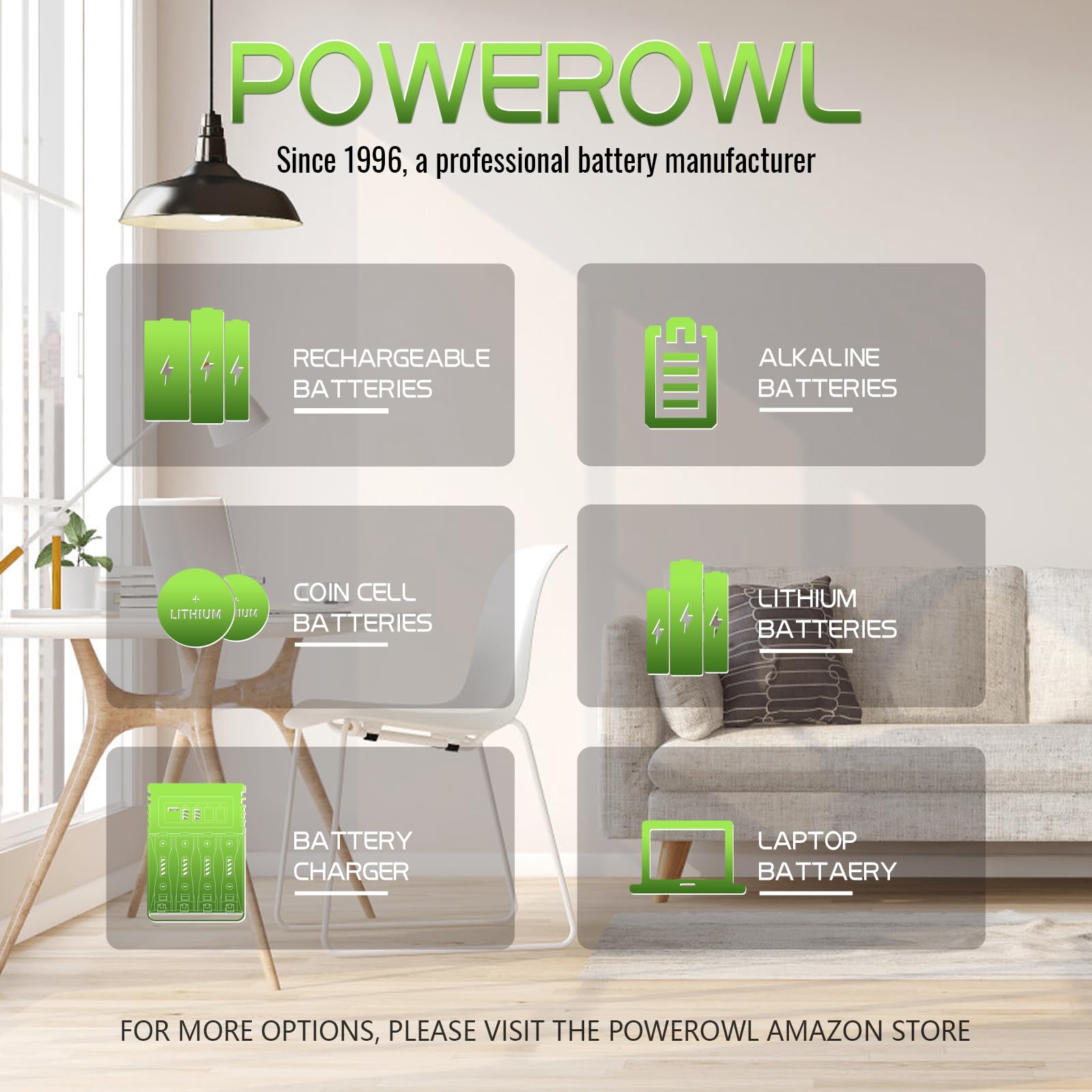 POWEROWL battery care tips prevent corrosion and leakage