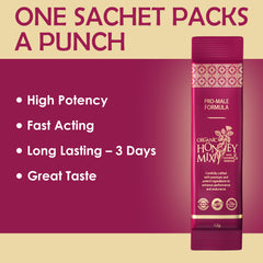 PowerPak jelly pollen visual highlights premium ingredients and aroma