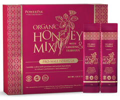 PowerPak honey mix packets for naturally sweet energy on the go