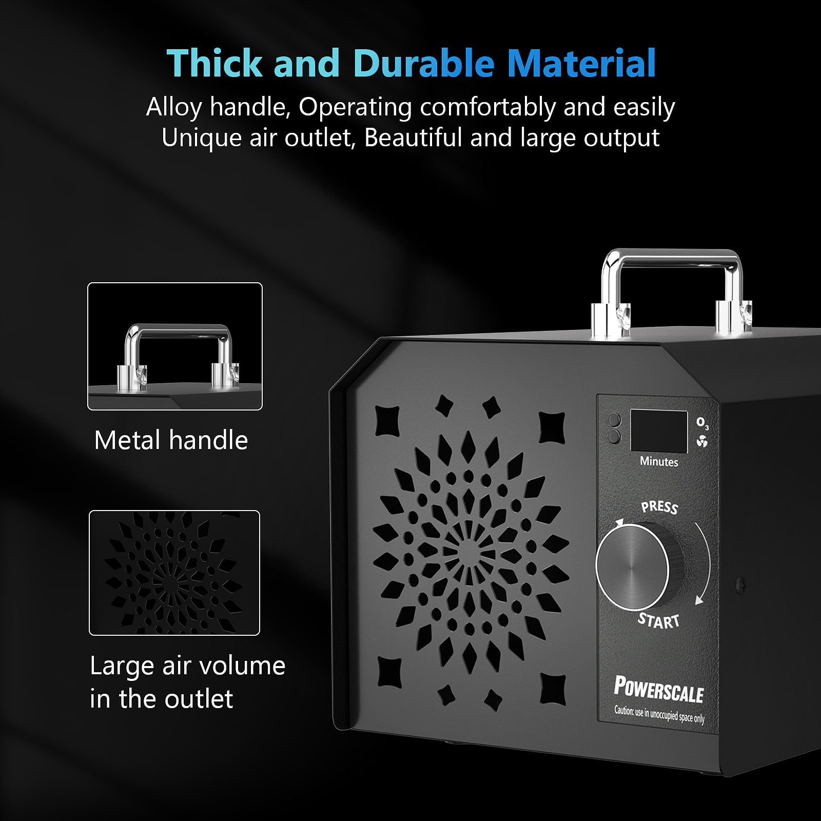 PowerScale air purification system reduces smoke and mold smells