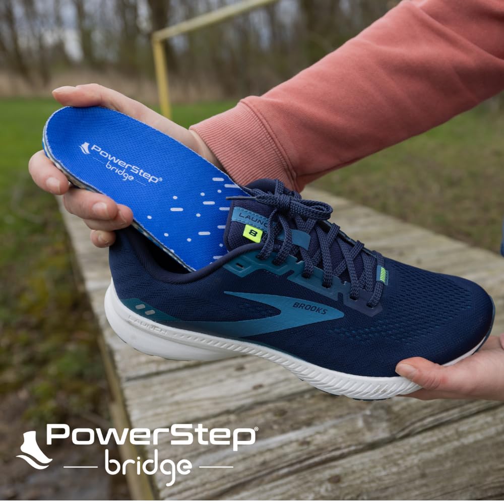 PowerStep Bridge all-day comfort suited for walking and running activities.