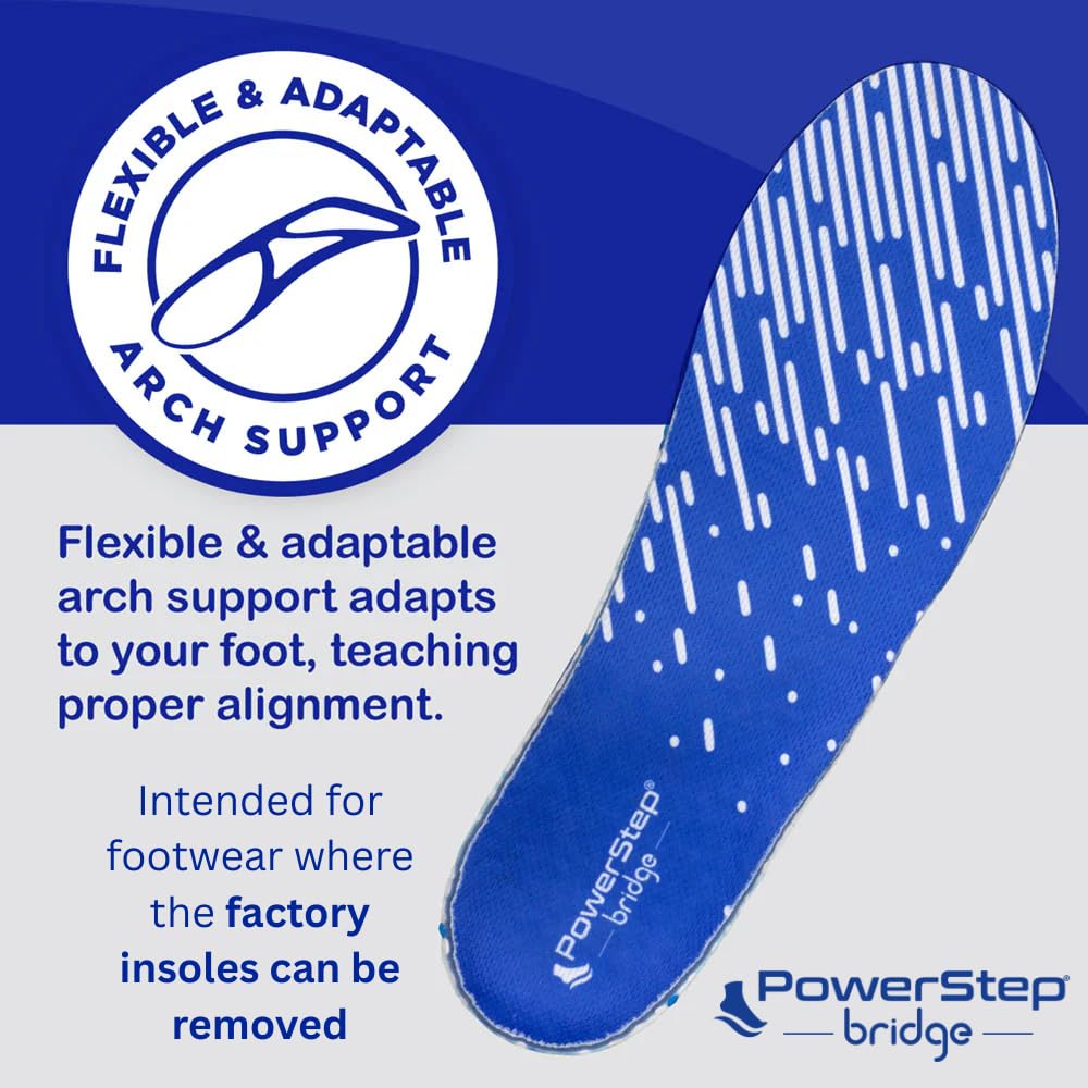PowerStep Bridge underside channels support even weight distribution and airflow.