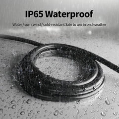 POWGRN flexible, cold-resistant cord for winter setups.