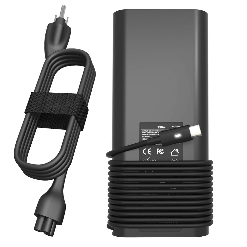 Powjdwz 130W USB-C charger travel-friendly compact design