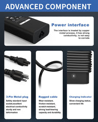 POWJDWZ USB-C power adapter powering XPS and Inspiron laptops