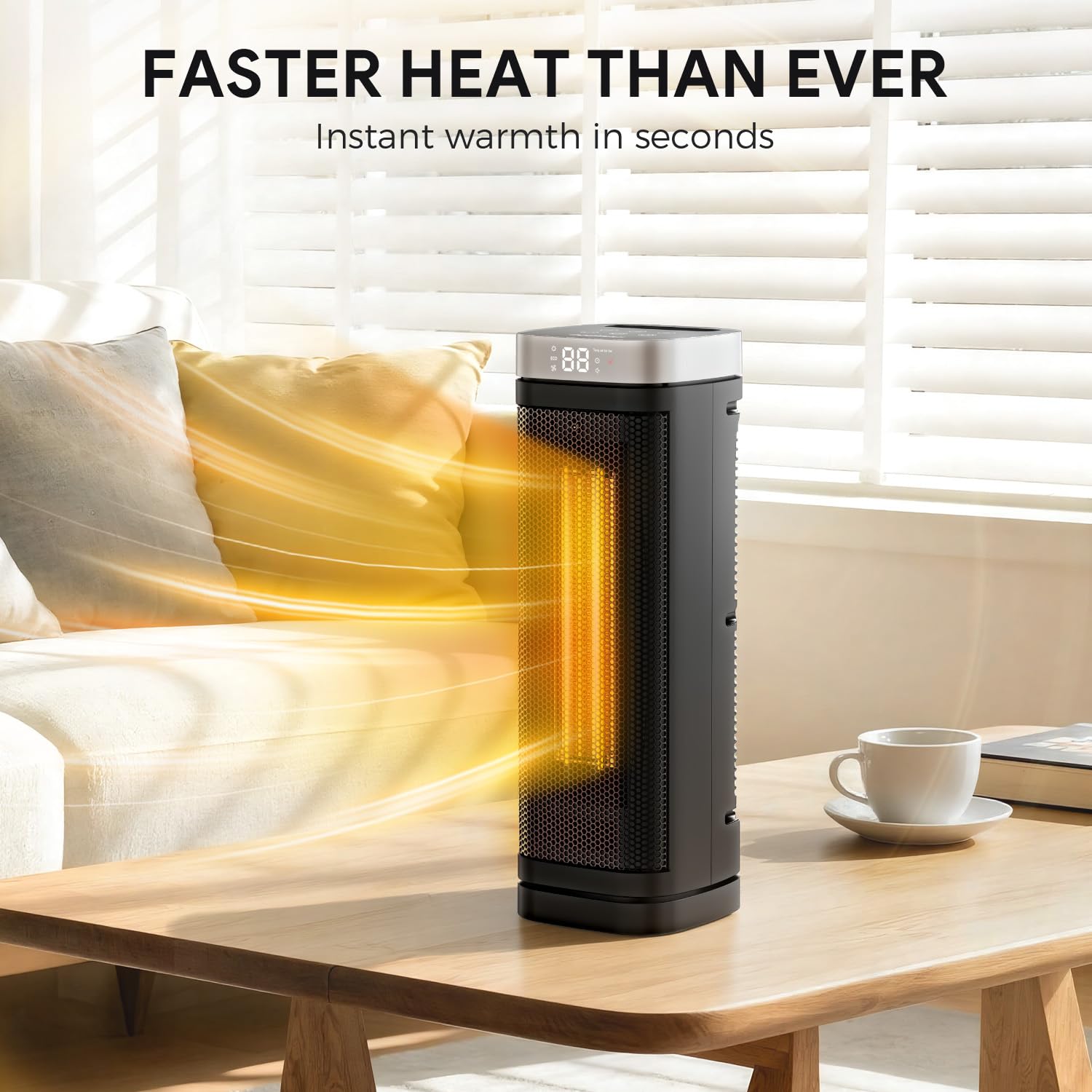 POWSAF 70° oscillation demonstrates even heat distribution