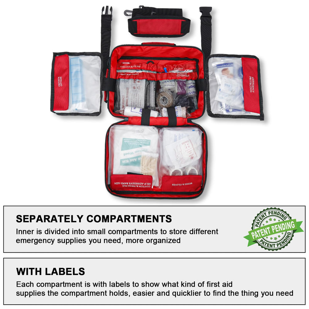 Poygik Premium 420-piece kit back view highlights durable 1680D material