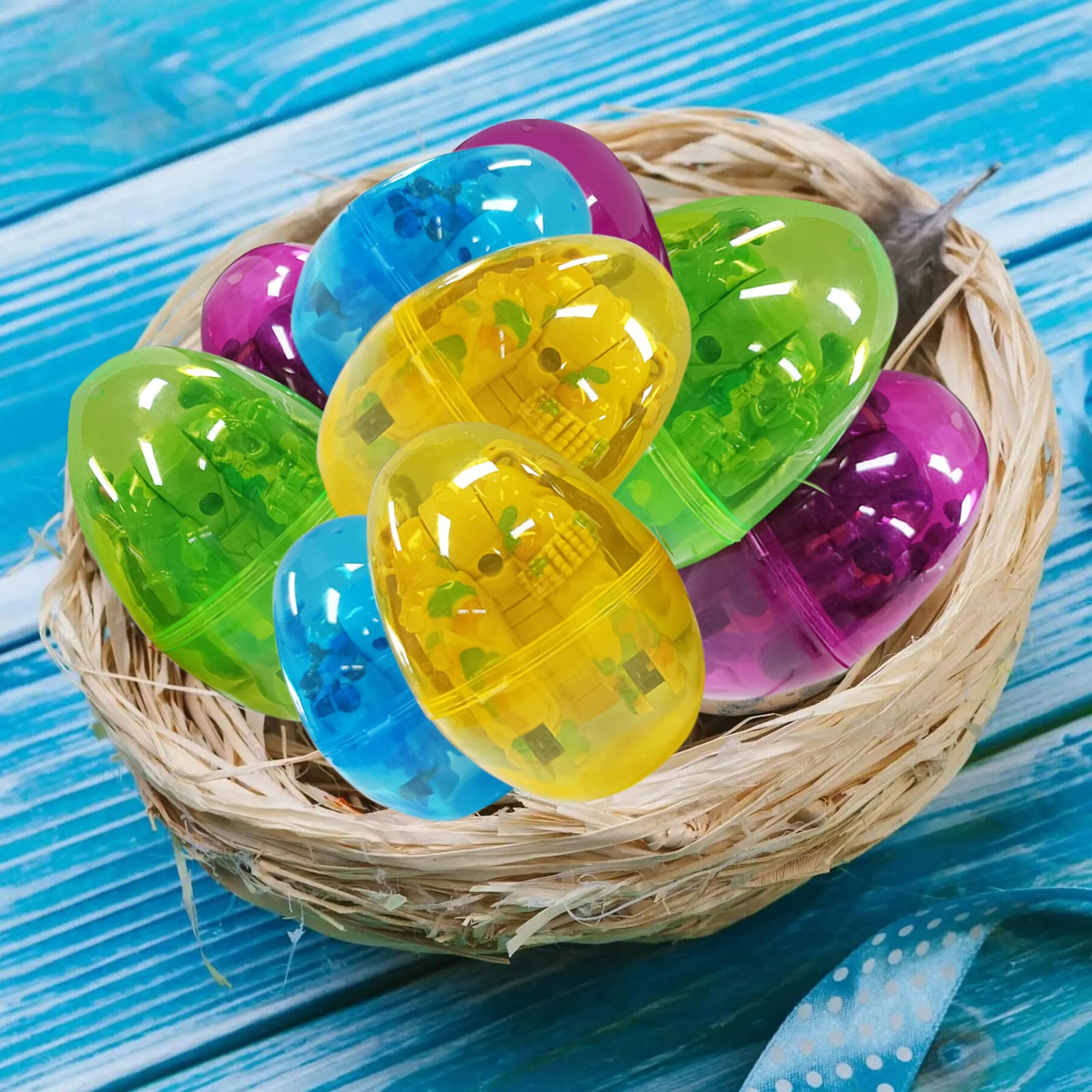 PRAABDC deformable soldier toy inside eggs for varied play scenarios