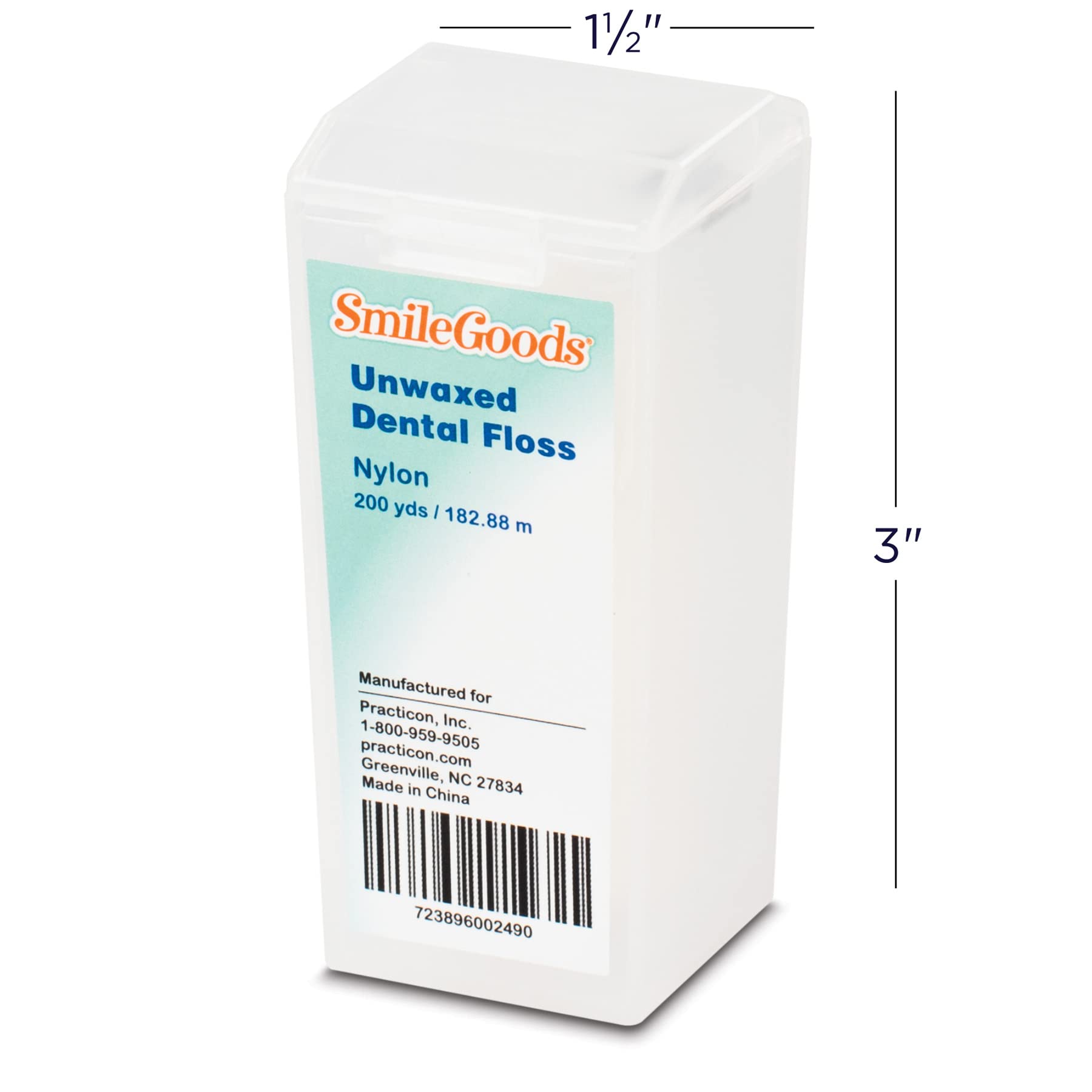 Practicon SmileGoods 1-pack packaging for easy stocking