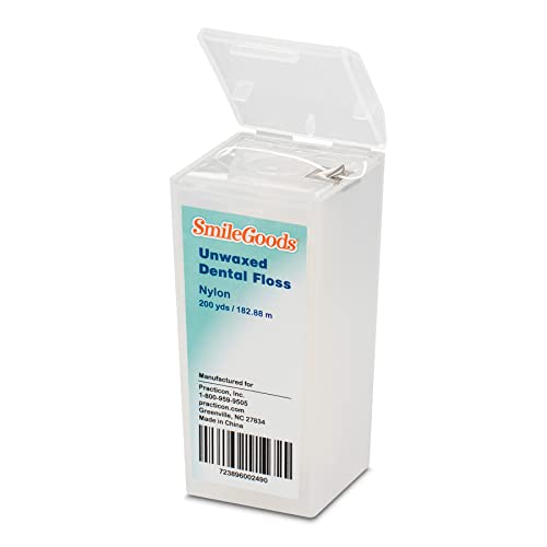 Practicon SmileGoods unwaxed wax-free floss for a smooth glide