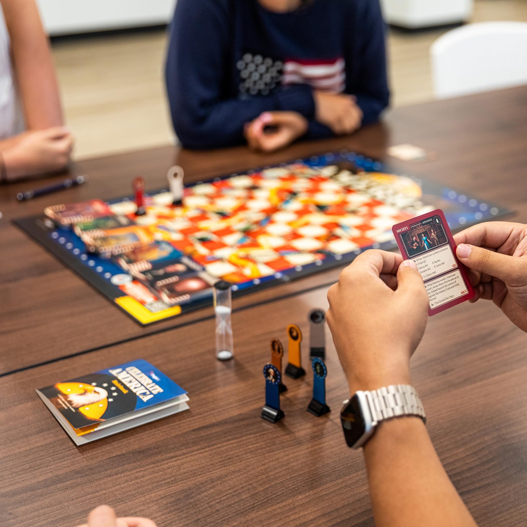 PragerU Celebrate America train tracks illustrate game challenges and risk.