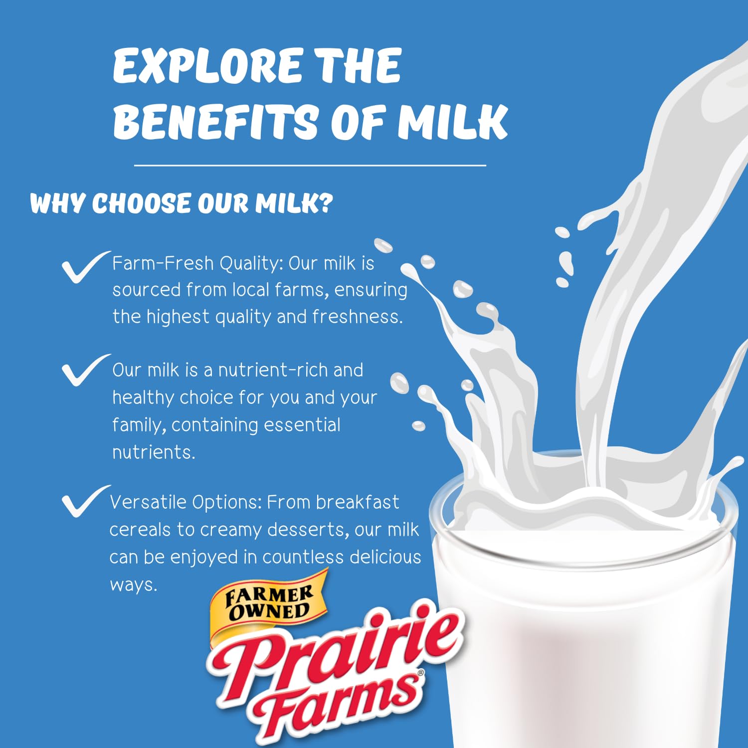 Prairie Farms Grade A milk seal for purity and trust.