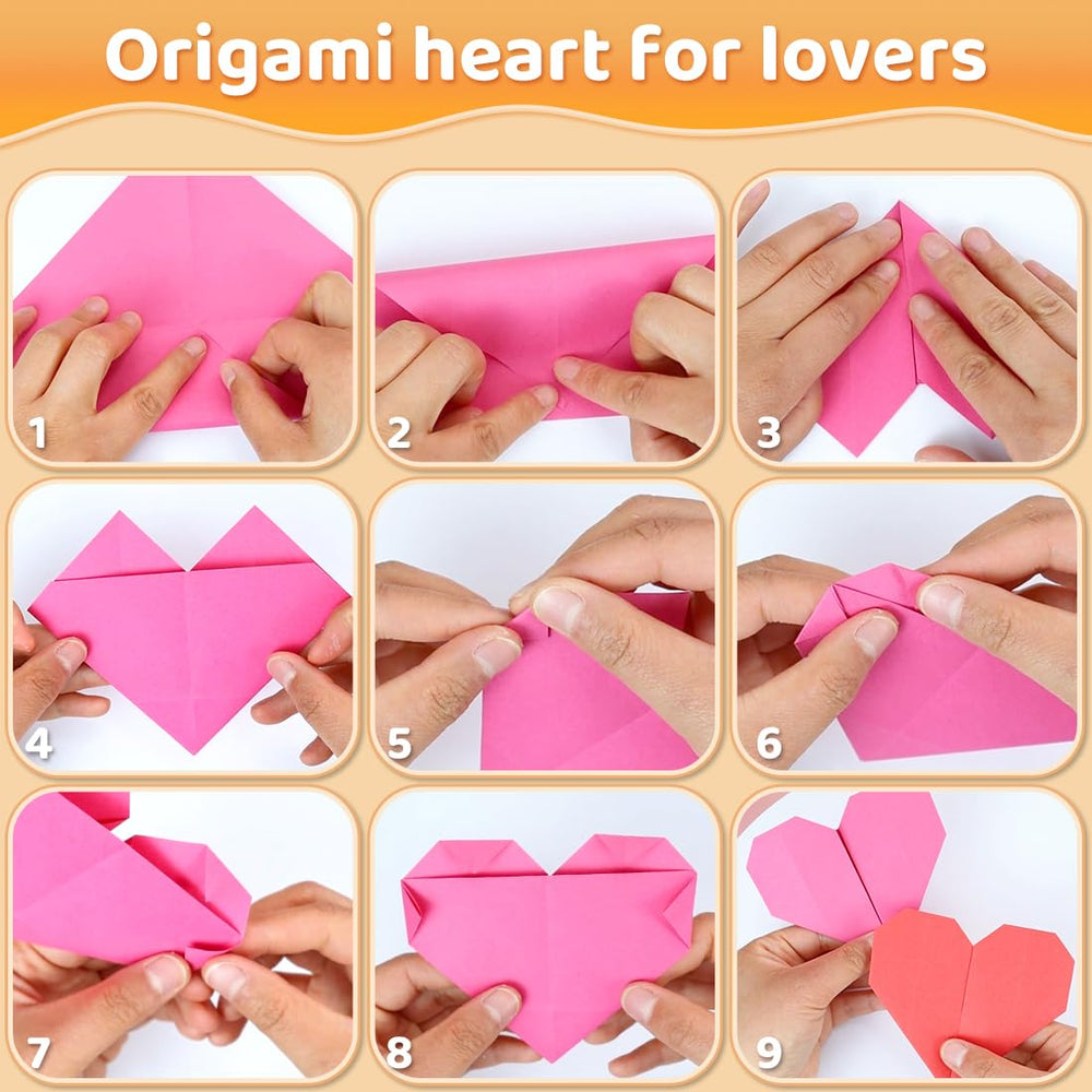 Praisebank Origami Paper square 6x6 inch sheets for precise folds