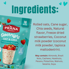Close-up of oats and chia seeds highlights wholesome texture.