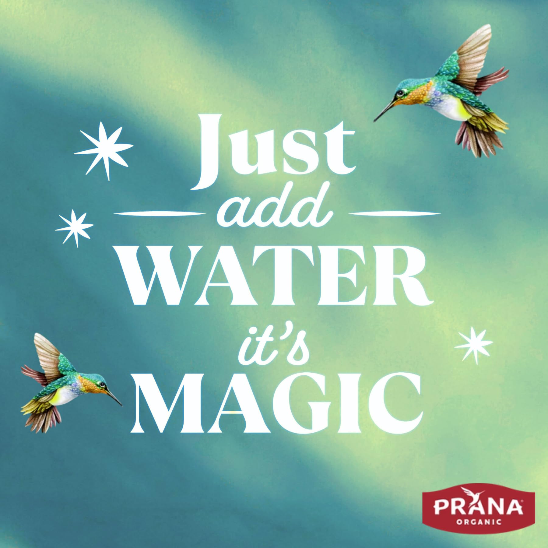 Vegan, non-GMO labeling and Fairtrade sugar on the Prana pack.