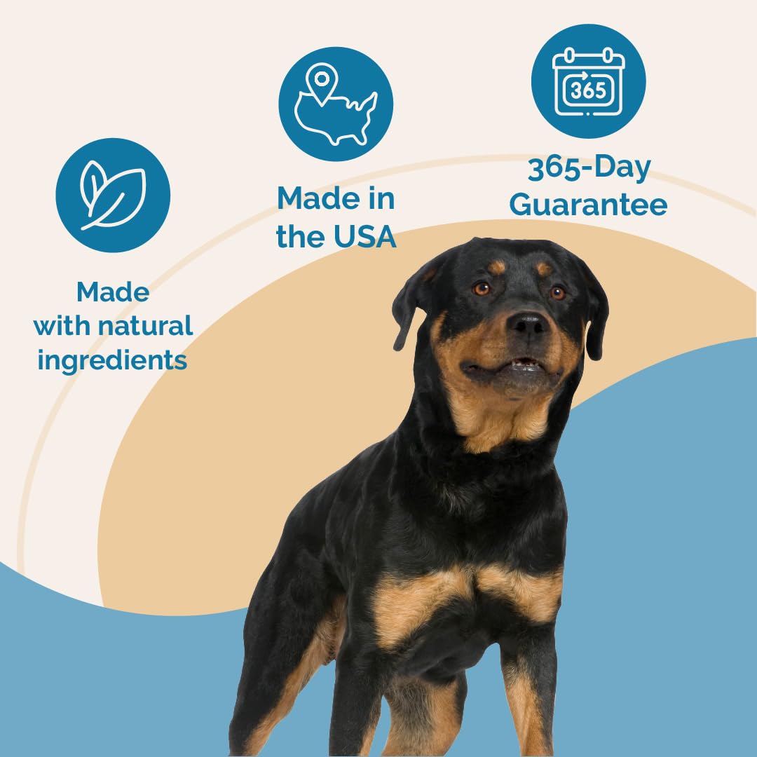 Natural herbal ingredients highlight the safe, formulated blend.